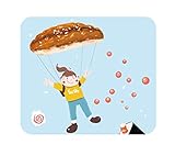 Material: Natural environmental protection rubber mouse pad size 230mmx200mm
