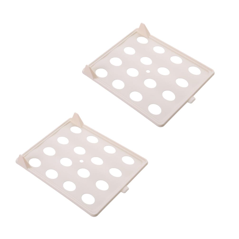 Zerodeko 2pcs Stackable Shirt Organizer Beige Clothes Folding Board for Neat Storage of Shirts Pants and More Space-Saving Design for Closets