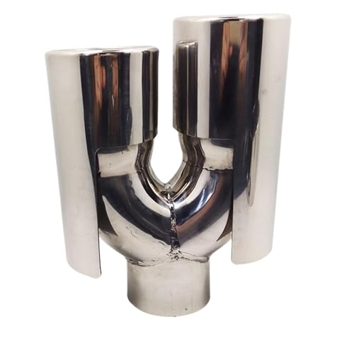 Embout échappement universel double pour sublimer une sortie tuyau arrière terne