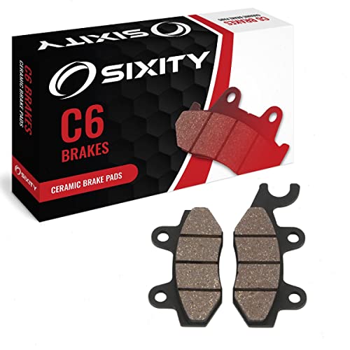 Sixity C6 Front Ceramic Brake Pads for Yamaha TTR230 T V W X Y A 2005-2009