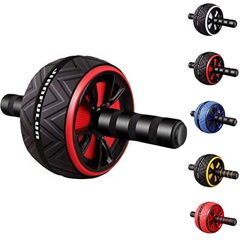 snaked cat Home Fitness Addestratore di rulli Addominali Ruota per Esercizi Silenziosa Attrezzo Antisdrucciolo per Allenamento ab (Nero, OneSize)