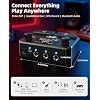 LEKATO Multi Effects Guitar Pedal, with 125 Effects 30 Amp Models & 30 Cab Sims, 40s Looper, Drum Rhythms, Support NAM/IR, USB Audio Interface OTG Function Rechargeable Guitar Effects Pedal (Black)
