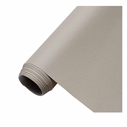 Tissu similicuir d'ameublement gris de 1m60 par 7m pour tapisserie et couture