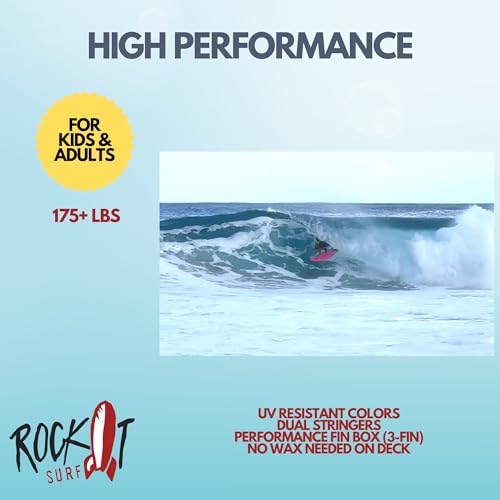image for Rock It Rock-It 6' Baby Jesús Surfboard Soft Top Surfboard, Kids Surf