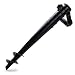 Plastic Beach Umbrella Sand Anchor, Rust-Free and Sized for Thin Umbrellas by Sol Coastal (Black)