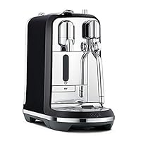 Nespresso Creatista Plus Automatic Pod coffee machine with milk frother wand for Espresso, Cappuccino & Flat White by Sage in Black Truffle