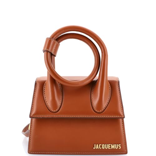 Jacquemus, Pre-Loved Le Chiquito Noeud Bag Leather, Brown