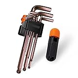 Amplia gama de usos: llaves hexagonales métricas utilizadas para desmontar e instalar la mayoría de los tornillos hexagonales. Se puede utilizar en la reparación de automóviles, ingeniería mecánica, industrias, reparación de bicicletas, instalación de muebles, etc.