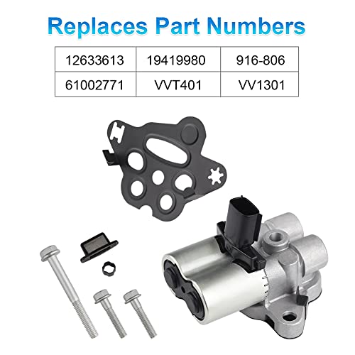 Wmphe Variable Timing Oil Control Valve Compatible With Chevy Malibu Impala 2.5L 2014 2015, Replace Oem 916-806 12633613 #TOP3