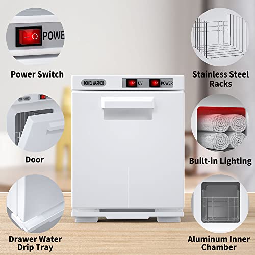 Asiakarn Small Towel Warmer, Hot Towel Warmers Spa, 5L Professional Mini Towel Warmer, Black, Towel Warmer For Facials, White-5L. #TOP1