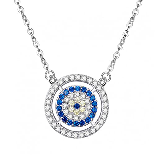 Collier femme bleu chaîne bijoux cadeau idéal petit ami pour sublimer le décolleté