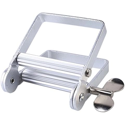 RENZE Metal and plastic Paint Tube Squeezer, Pratical Durable Tube Squeezer Suitable for Tooth Paste Paint Tube, Cosmetics, Color Dye, Hand Cream, Artist, Hair Salon, Painter Cover