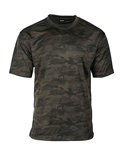 T-shirt mixte Mil-Tec 11013520 militaire en coton pour le camping