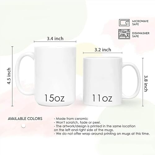 Taza personalizada para abuelo de cerámica miniatura 6
