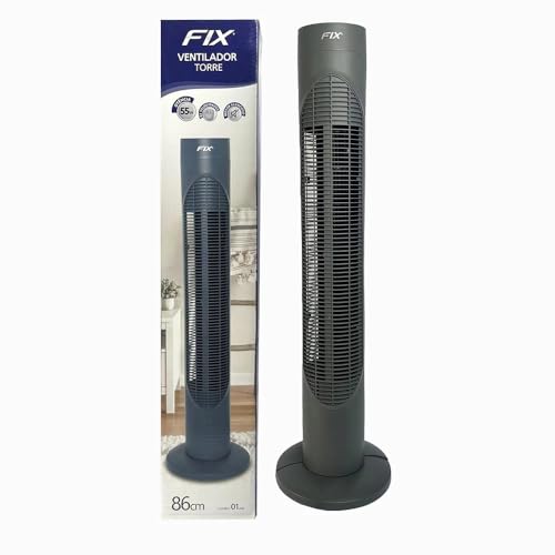 Ventilador de Torre Circulador De Ar 3 Níveis de Velocidade Cinza Potente Silencioso (220V)