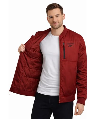 Reebok Mens Insulated Bomber Jacket for Golf, Gym & Hiking - image 3