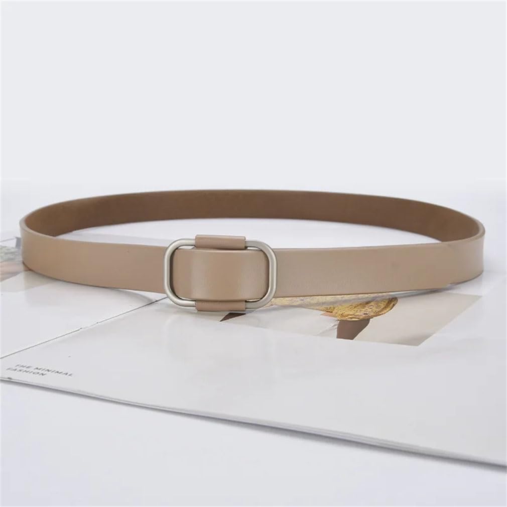 Holeless Women's Cowhide Leather Belt All-Match Decoration Coat Dress Women's Belt