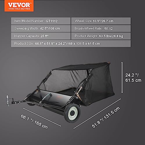 Vevor LAWN SWEEPER Tow Behind Lawn Sweeper thumb #6