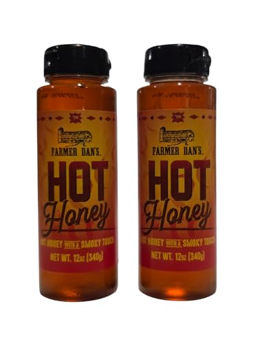Pack de 2 Farmer Dan's Hot Honey 12 oz cada uno