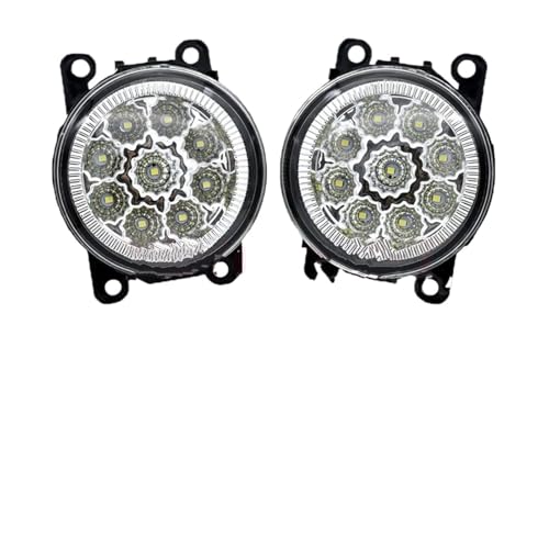 Phares antibrouillard LED avant avec feux de jour blancs pour Pajero Sport