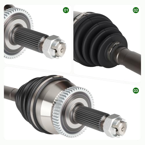 Front Left Driver Side CV Axle Shaft Assembly Fit for Hyundai Santa Fe 2010-2012 2.4L 3.5L (Automatic Trans Only), Fit for Kia Sorento 2011-2013 2.4L 3.5L (2011 Only for Automatic Trans) by Youxmoto - Image 7