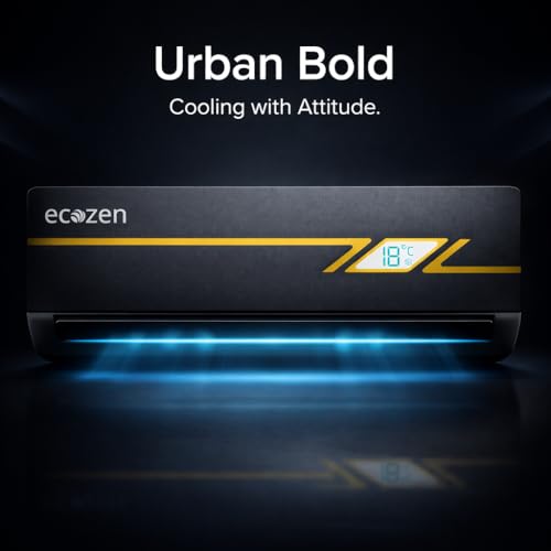Image of Ecozen Smart Air Conditioner - 1.5 Ton Inverter AC with Intelligent Cooling and Smartphone App Control (Urban Bold) - IDU-WSAC18310XE52VMA, ODU-WSAC18310XE52VMA
