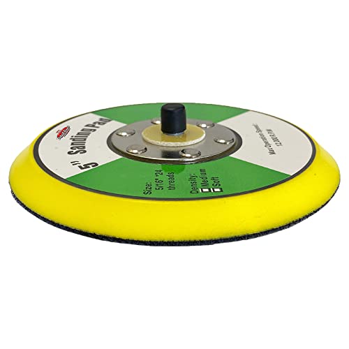 Detail Direct Da Hook And Loop Backing Pad, Backing Plate For All Brands Dual Action Polishers And Sanders 5/16 Inch Thread (5 Inch) #TOP7