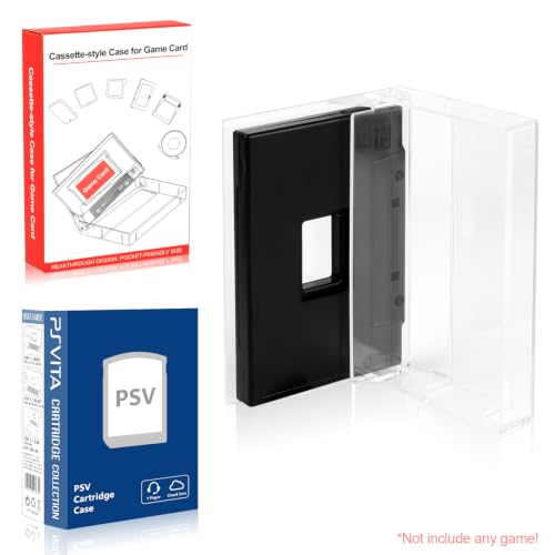 1-Pack Vita Game Card Storage Cases Compatible with Sony PlayStation Vita – Rigid 0.4mm ABS Cartridge Holders for Travel, Shelf Display & Collection Organization, Protective Cases & Dust Covers image 3