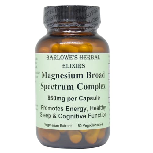 Magnesium Complex | Broad Spectrum Extract | 850mg per Capsule | Magnesium Taurate | Magnesium