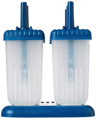 image for Tovolo Groovy Popsicle Molds (Set of 6) - Mess-Free Plastic Ice Pops w