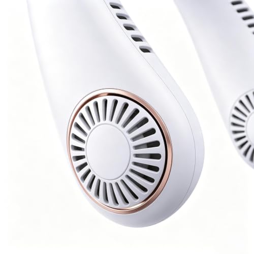 Ventilador de cuello sin aspas recargable USB para verano y camping 8