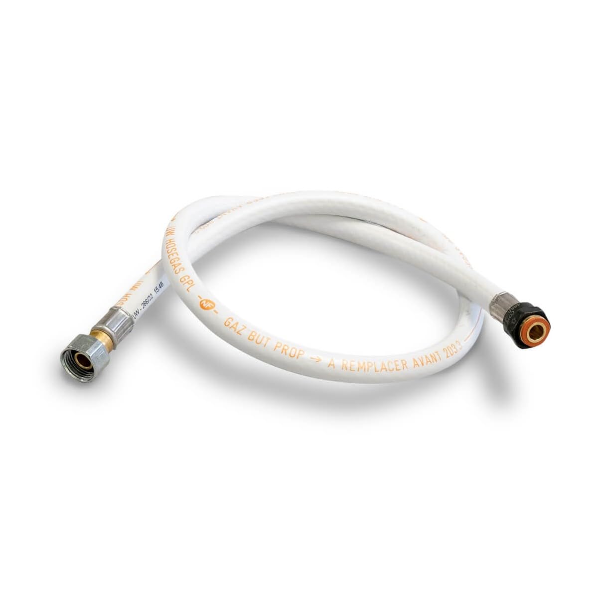 KEMPER - Tuyau gaz butane/​propane flexible 1.00 m raccords à visser 20/​150 et G1/​2