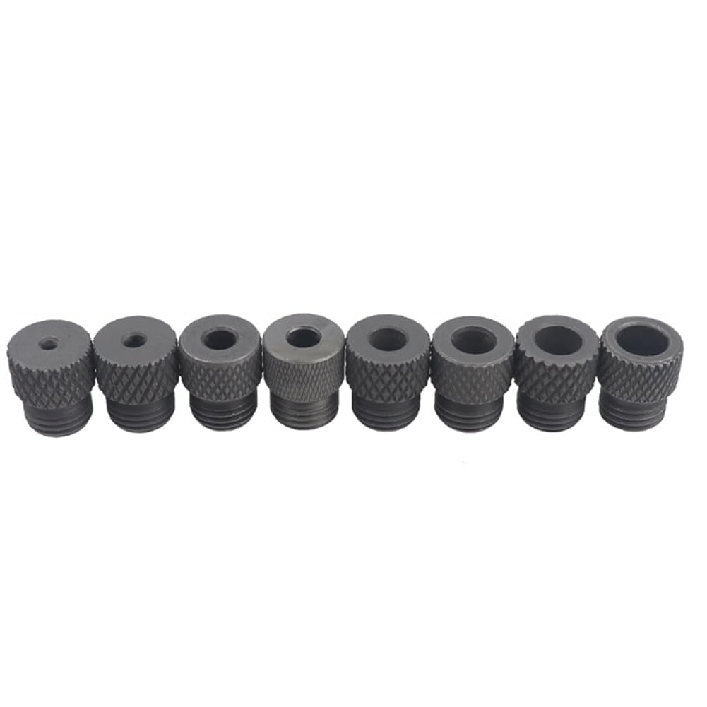 Jnchdghwa Woodworking Drill Guide Sleeve, Straight Hole Drilling Locator, Used with Clamps.