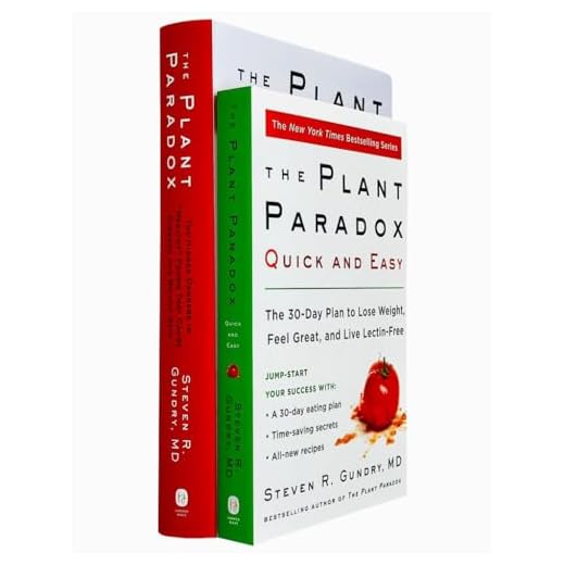 The Plant Paradox Series Collection 2 Books Set By Dr. Steven R Gundry MD (The Plant Paradox & The Plant Paradox Quick and Easy: The 30-Day Plan to Lose Weight, Feel Great, and Live Lectin-Free)