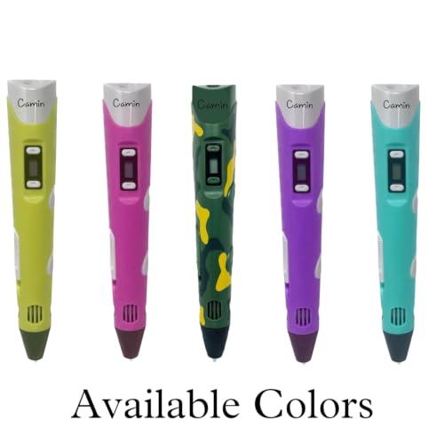 Image of 3D Pen (Camouflage Color) with 10in1 PLA Filament - 3D Pen Set for Kids - Adapter 10in1 PLA 5m Included