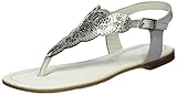 Innenmaterial: Leder s.Oliver Damen 28102 Zehentrenner, Silber (Silver Metal. 947), 36 EU