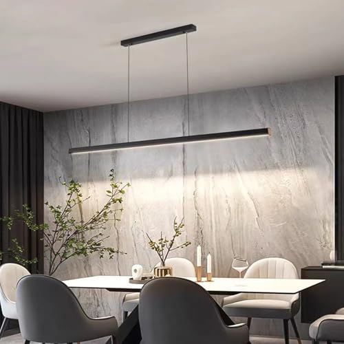 Lampes suspendues pour salle à manger LED avec variateur et télécommande pour éclairage modulable