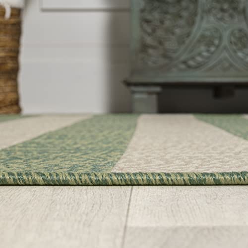 Tapete Decorativo JONATHAN Y 114x91 cm Verde y Crema miniatura 6