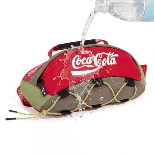 Image of Coca-Cola Fanny Pack, Water Resistant Crossbody Waist Bag with Adjustable Strap