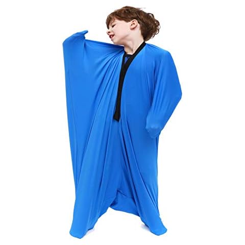 SANHO Dynamic Movement Sensory Sox, Small, 3-5 Years, 40" H x 27" W,Good for Height:30"-41", Blue Cover