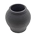 Ceramic Jar Aquarium Decorations Fish Tank Cave Breeding Cones Cave Fish Tank Ornaments for Amano Shrimp Cichlid Bonsai to Play, Hide and Rest - Black