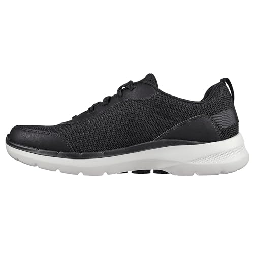 Image of Skechers Mens GO Walk 6 - Bold Knight Black Walking Shoes