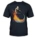 League of Legends Men's Lux Paintbrush Basic T-Shirt (Navy, X-Large)