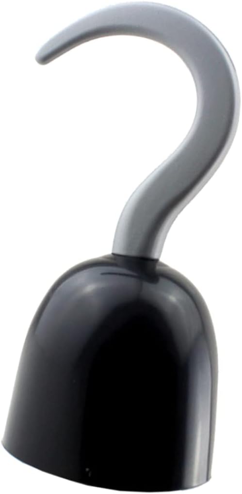 Plastic Pirate Hook Costume Accessory, 1 Piece Halloween Pirate Party Prop