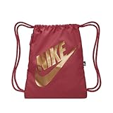 Nike Heritage Turnbeutel mit Kordelzug, Nike Heritage Tasche mit Kordelzug, Gypsy Rose/Gypsy Rose/Metallic Bronze, Einheitsgröße, Traditionelle Rucksäcke