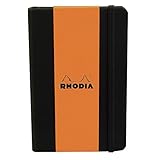 ロディア ノート ウェブノートブック A5 横罫 192ページ イタリア製合皮ハードカバー アイボリーペーパー 90g/㎡ PEFC認証取得 ブラック RHODIA WEBNOTEBOOK cf118609