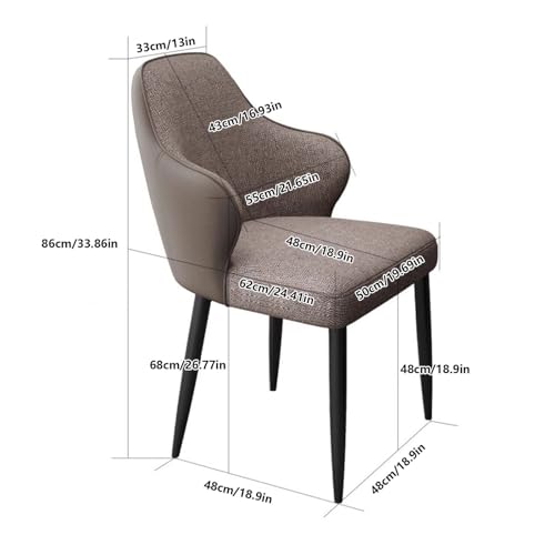 Chaise salle a manger orange et fauteuil de salon moderne