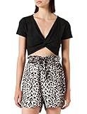 LTB Jeans Damen Pagene Shorts, Leopard Pattern 2495, S