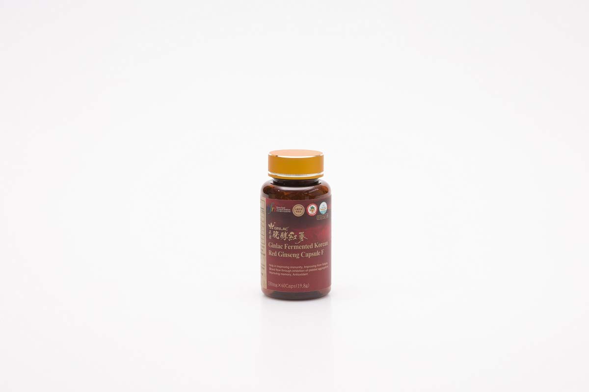 Fermentiertes Koreanisches rotes Ginseng Capsule F 60 Kapseln (2 Monate Behandlung)