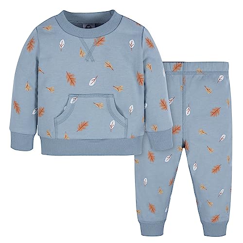 Gerber baby-boys Baby Boys Toddler 2-piece Fleece Sweatshirt and Jogger Set